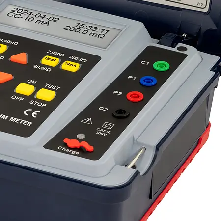 Vérificateur de milliohms | Connexions