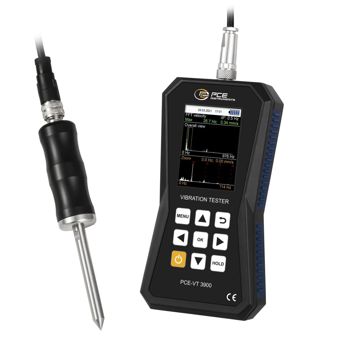 Vibromètre FFT PCE-VT 3900S 