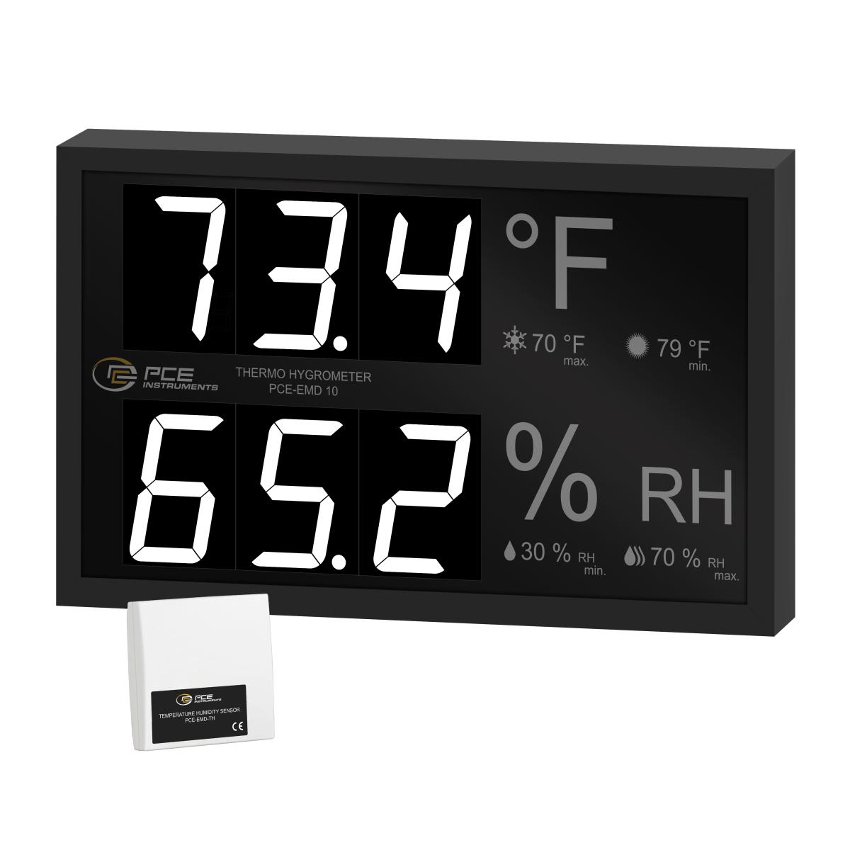 Appareil de mesure de température PCE-EMD 10 