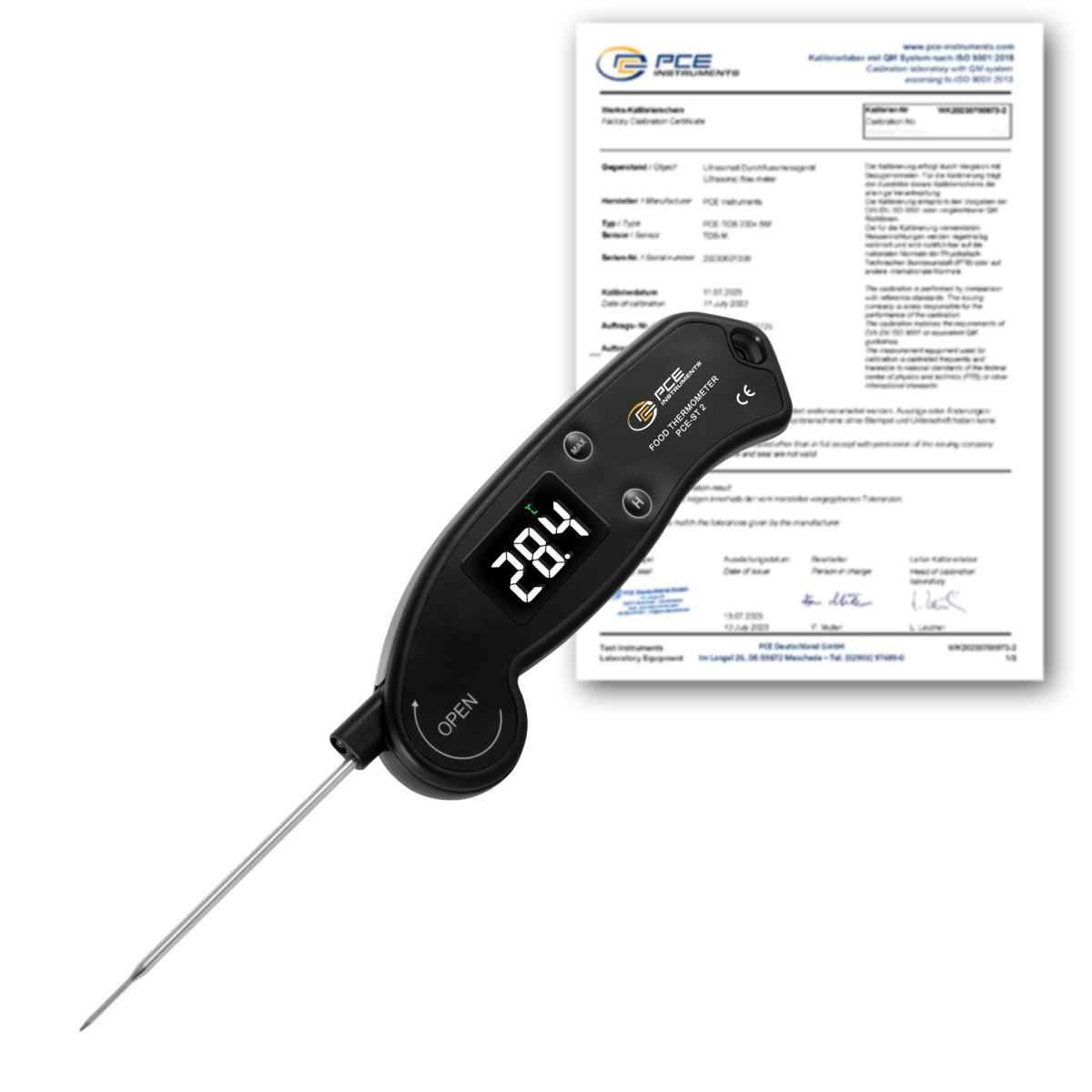 Mesureur d'hygiène PCE-ST 2-ICA avec certificat d'étalonnage ISO 
