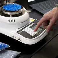 Analyseur d'humidité | Exemple d'utilisation