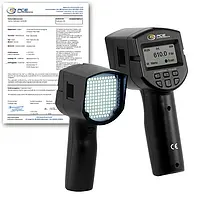 Analyseur de vibration PCE-LES 350-ICA avec certificat d'étalonnage ISO 