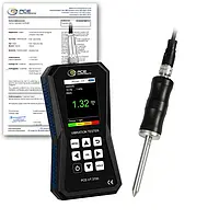 Analyseur de vibration PCE-VT 3700S-ICA avec certificat d'étalonnage ISO 