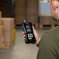 Appareil de mesure climatique Image d'utilisation