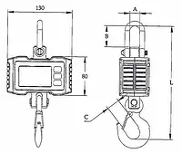 Appareil de mesure de force Balance à grue | Echelle de grue