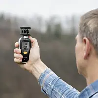 Appareil de mesure de température Image d'utilisation