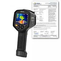Appareil de mesure de température PCE-TC 38-ICA avec certificat d'étalonnage ISO 