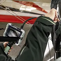 Caméra d'inspection Image d'utilisation