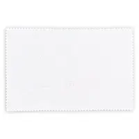 Chiffon de nettoyage blanc avec logo