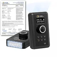 Compte-tours PCE-DSX 15-ICA avec certificat d'étalonnage ISO 