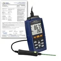 Compteur de radiation PCE-MFM 3500-ICA avec certificat d'étalonnage ISO 