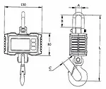 Dynamometre-Peson-Crochet-peseur | Echelle de grue
