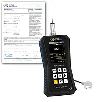 Dynamomètre PCE-DFG 0K5 XF-ICA avec certificat d'étalonnage ISO 