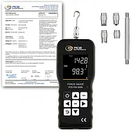 Dynamomètre PCE-FM 500N-ICA avec certificat d'étalonnage ISO 