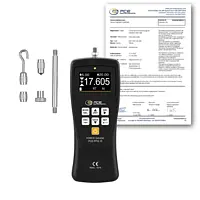 Dynamomètre PCE-PFG 10-ICA avec certificat d'étalonnage d'usine (ISO 9001) 