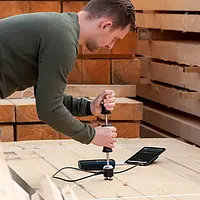 Détecteur de l'humidité de matériaux construction Bluetooth Utilisation