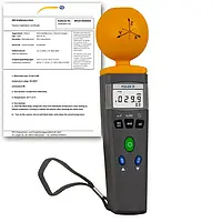 Détecteur de rayonnement PCE-EM 29 avec certificat d'étalonnage ISO 