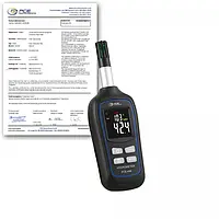 Hygromètre PCE-444-ICA avec certificat d'étalonnage ISO 