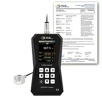 Mesure de force PCE-DFG 1K XF-ICA avec certificat d'étalonnage ISO 
