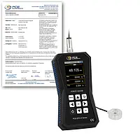 Mesure de force PCE-DFG 50K XF-ICA avec certificat d'étalonnage ISO 