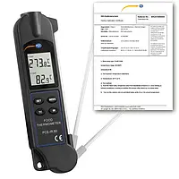 Mesureur d'hygiène PCE-IR 80-ICA avec certificat d'étalonnage ISO 