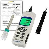 Mesureur d'oxygène H2O PCE-PHD 1-ICA avec certificat d'étalonnage d'usine (ISO 9001) 