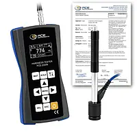 Mesureur de dureté PCE-2000N-ICA avec certificat d'étalonnage ISO 