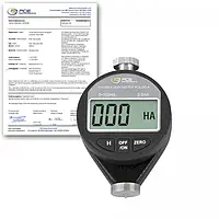 Mesureur de dureté PCE-DD-A-ICA avec certificat d'étalonnage ISO 