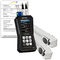 Mesureur de débit PCE-TDS 200+ MR-ICA avec certificat d’étalonnage ISO 