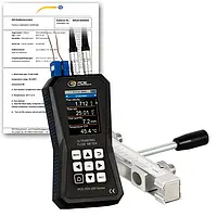 Mesureur de débit PCE-TDS 200+ SR-ICA avec certificat d'étalonnage ISO 