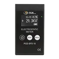 Mesureur du champ électrostatique | Vue frontale