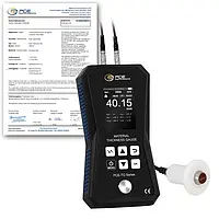 Mesureur par ultrasons PCE-TG 150A HT-ICA avec certificat d'étalonnage d'usine (ISO 9001) 