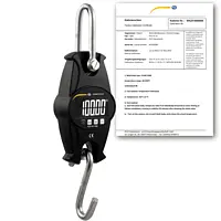 Peson PCE-HS 100N-ICA avec certificat d'étalonnage ISO 
