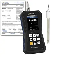 pH-mètre PCE-PH 228-ICA avec certificat d'étalonnage ISO 