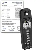 Photomètre avec certificat d'étalonnage ISO