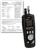 Préleveur d'air PCE-PCO 2-ICA avec certificat d'étalonnage ISO 