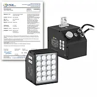Stroboscope PCE-LES 400-ICA avec certificat d'étalonnage ISO 
