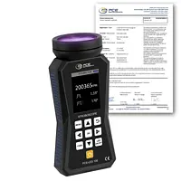 Tachymètre PCE-LES 108UV-365-ICA avec certificat d'étalonnage ISO 