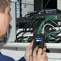 Testeur de réseaux LAN Image d'utilisation