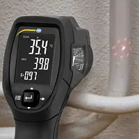 Thermomètre infrarouge Image d'utilisation