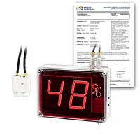 Thermomètre PCE-G1-ICA avec certificat d'étalonnage ISO 
