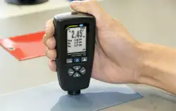 Coating thickness gauge PCE-CT 5000H application.