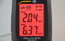 Application - Formaldehyde meter alarm.
