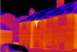 Inspection Camera Thermal image house.