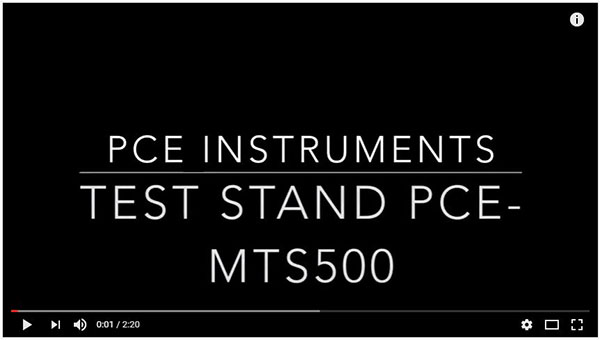 Video of Universal Testing Machine PCE-MTS500