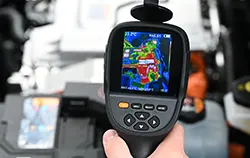 Thermal imager application of PCE-TC 33N.