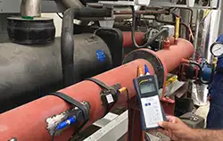 Ultrasonic Flow Meter in an application.
