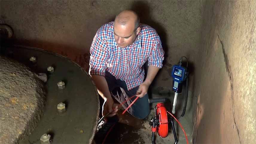 Vídeo de la cámara de inspección PCE-VE 380N