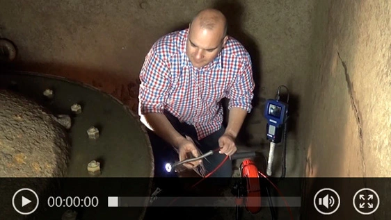 Vídeo de la cámara de inspección PCE-VE 380N