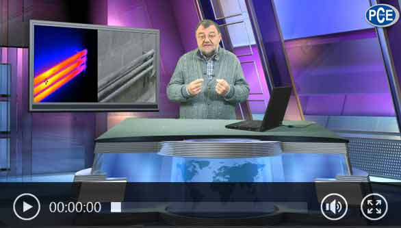Video de una camara termografica